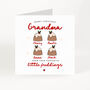 Personalised Christmas Card For Grandma Little Pudding Design, thumbnail 4 of 7