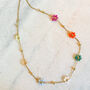 Delicate Beaded Daisy Chain Necklace, thumbnail 4 of 4