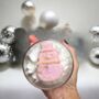 Handmade Bespoke Luxury Whipped Wax Pink Xmas Candle, thumbnail 8 of 11
