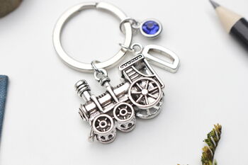 Steam Train Keyring, Train Lovers Gift, 5 of 8