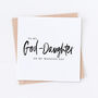 God Mother Wedding Bridal Card, thumbnail 3 of 5