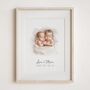 Baby Shower Gift – Personalised First Birthday Hand Drawn Baby Portrait, thumbnail 8 of 9