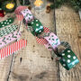 Christmas Paper Chains Trees, Mistletoe And Stripes Decoration, thumbnail 7 of 9