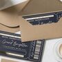 Personalised Hotel Reservation Voucher Gold Foil, thumbnail 6 of 9
