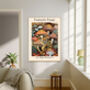 Fantastic Mushroom Art Print, thumbnail 2 of 4