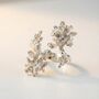 Coral Adjustable Statement Ring Sterling Silver, thumbnail 1 of 3