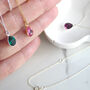 Personalised Necklace With Swarovski Birthstone, thumbnail 4 of 7