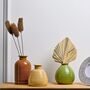 Set Of Three Modern Ceramic Flower Vases, thumbnail 1 of 3