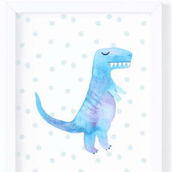 Dinosaur Art Print Set For Children, 2 of 7