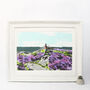 Over Owler Tor Screen Print Trail Running Dog Heather, thumbnail 1 of 2