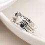 Personalised Sterling Silver Love Spinning Ring, thumbnail 2 of 12