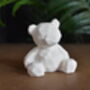 Handmade Eco Resin Geometric Bear Ornament, thumbnail 7 of 7