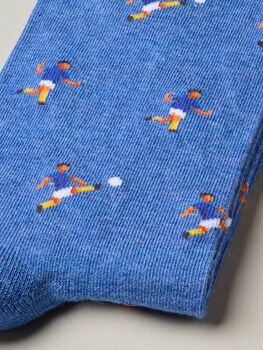 The Footballer's Giftbox – Luxury Football Themed Socks, 5 of 10