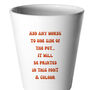 Groovy Teacher Personalised Plant Pot, thumbnail 2 of 3