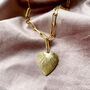 Heart And Chunky Chain Necklace, thumbnail 4 of 10