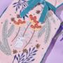 Luxury Embroidered Rabbit With Ribbon Hot Water Bottle, thumbnail 3 of 4