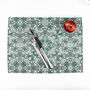 Flourishing Garden William Morris Canvas Dining Mat, thumbnail 8 of 12