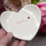 Ceramic Ring Dish Personalised Letterbox Friendly Gift, thumbnail 3 of 6
