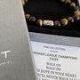 Men's Liverpool Football Fan Tiger's Eye Bracelet, thumbnail 2 of 6