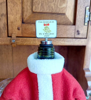 Personalised First Christmas Bottle Stopper, 3 of 6