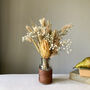 Dried Flower Posy With Protea And Gypsophila, thumbnail 4 of 6