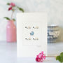 New Baby Card With Woolly Sheep And Pram In Blue, thumbnail 1 of 2
