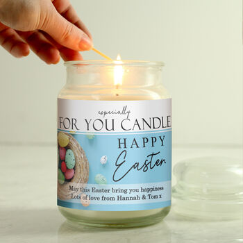 Personalised Happy Easter Scented Candle Jar, 4 of 5
