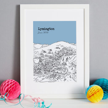 Personalised Lymington Print, 6 of 10