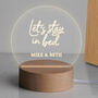 Personalised Mini Desk Lamp For Couples, thumbnail 1 of 3