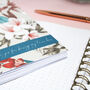 Personalised Teacher Notebook | Tropical Teal, thumbnail 3 of 3