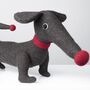 Dachshund Soft Toy Personalised And Handmade, thumbnail 3 of 8