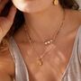 Palma Hamsa Hand Charm Necklace, thumbnail 1 of 5