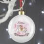 Personalised First Christmas Rocking Horse Bauble, thumbnail 3 of 3