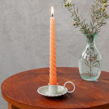 Enamel Chamberstick Candle Holder, 8 of 9