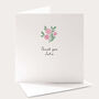 Personalised Thank You Card For Her Floral Design, thumbnail 1 of 4