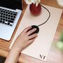 Personalised Premium Leather Mouse Pad, Initials, Name, thumbnail 1 of 11