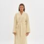 Geo Triangle Unisex 100% Cotton Velour Bathrobe, thumbnail 2 of 3
