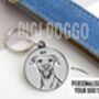 Whippet Outline ID Tag, thumbnail 2 of 4
