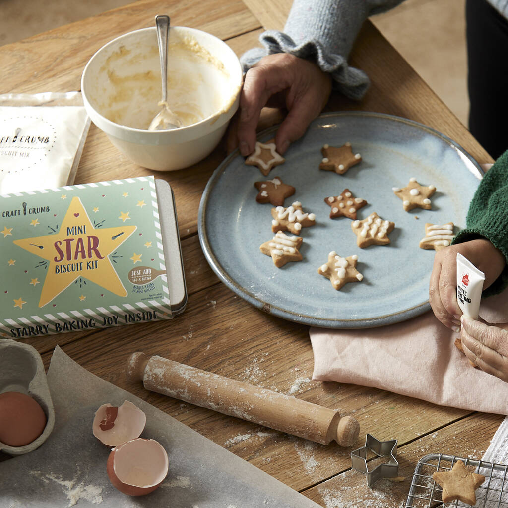 Mini Star Baking Kit In Tin By craft & crumb | notonthehighstreet.com