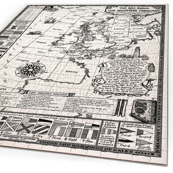Shipping Forecast Map Jigsaw Puzzle 500 Pieces, 8 of 12