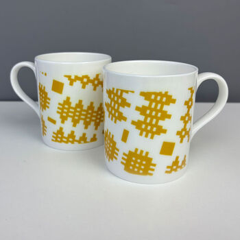 Welsh Blanket Print China Mug, 11 of 12