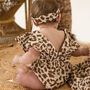 Matching Family Baby's Leopard Print Romper, thumbnail 1 of 7