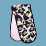 Pink Leopard Print Oven Gloves, thumbnail 1 of 4