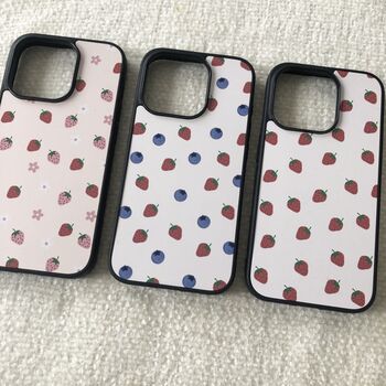 Strawberries And Blueberries Phone Case, 3 of 3