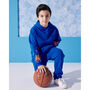 Skater Boys Cotton Tracksuit – Blue, thumbnail 1 of 4