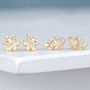 Gold Vermeil Zodiac Stud Earrings, thumbnail 2 of 12