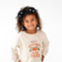 Child's Halloween 'Cutest Pumpkin' Embroidered Personalised Sweatshirt Jumper, thumbnail 6 of 10