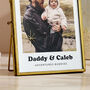 Personalised Hand Stitched Photo Frame With Stars, thumbnail 3 of 4