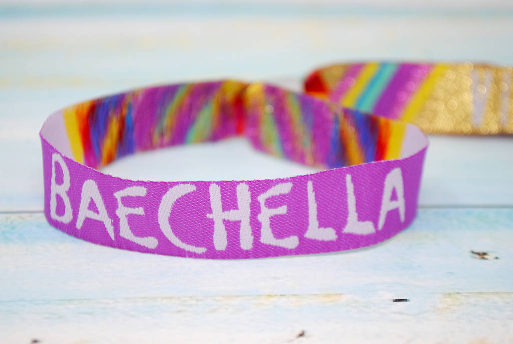 Baechella Party Wristbands Favours By WEDFEST