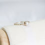Odessa Ring // Pearl And Gold Stacking Ring, thumbnail 1 of 7